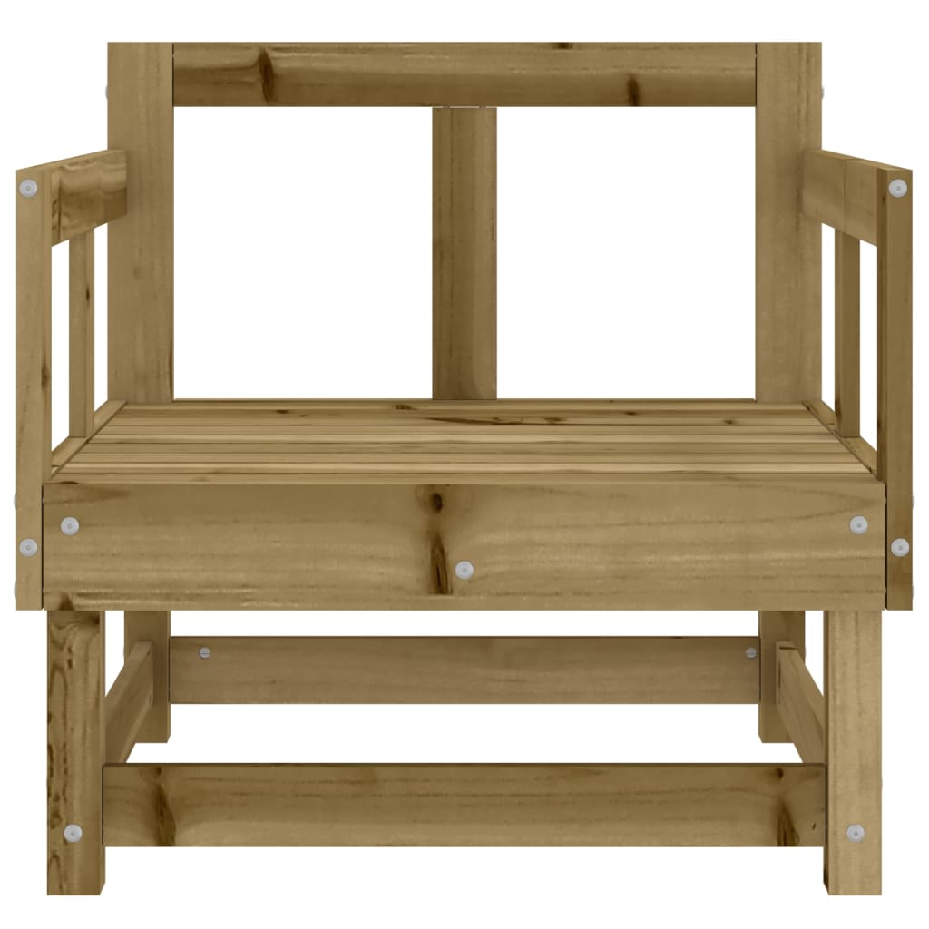 Tuinstoelen 2 st geïmpregneerd hout