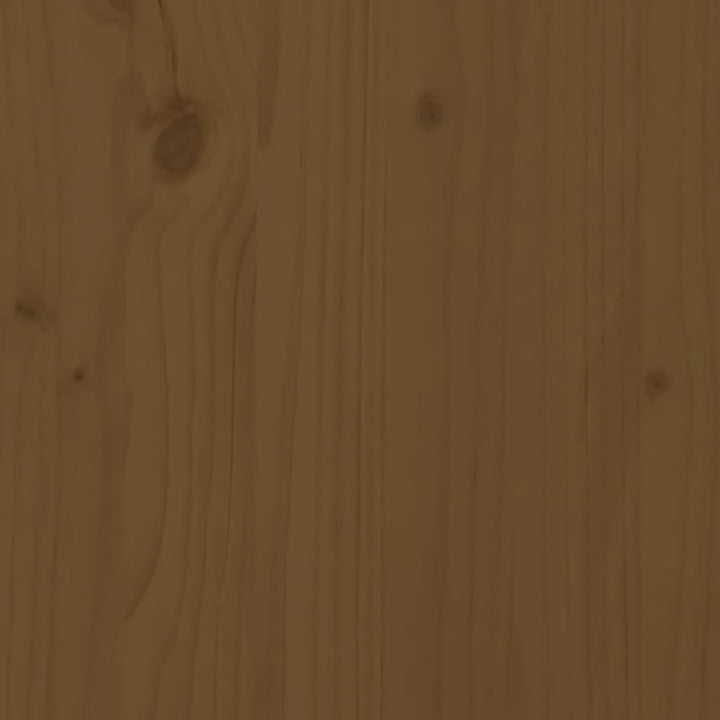 Tuinvoetenbank 120x80 cm massief grenenhout honingbruin
