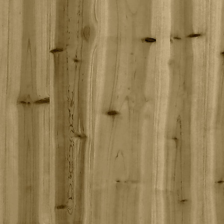 Tuinvoetenbank 120x80 cm geïmpregneerd grenenhout
