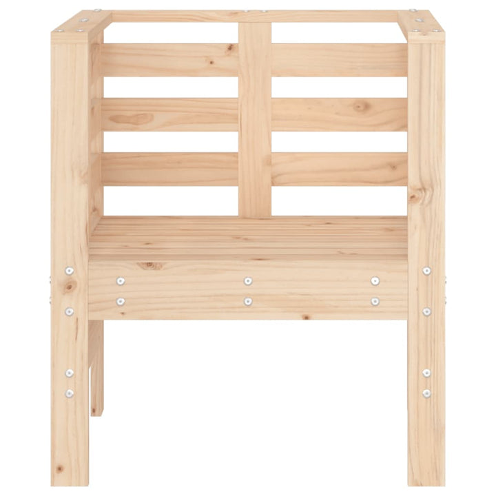 Tuinstoelen 2 st 61,5x53x71 cm massief grenenhout