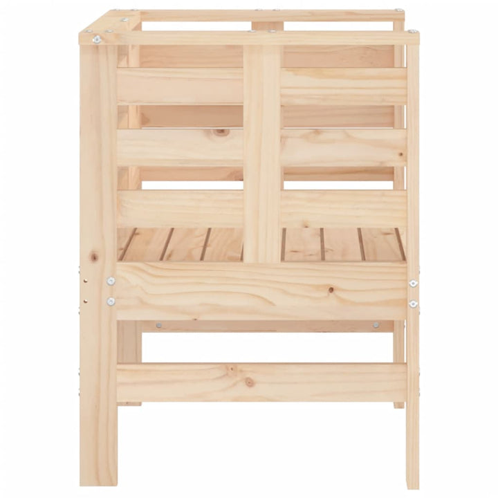 Tuinstoelen 2 st 61,5x53x71 cm massief grenenhout