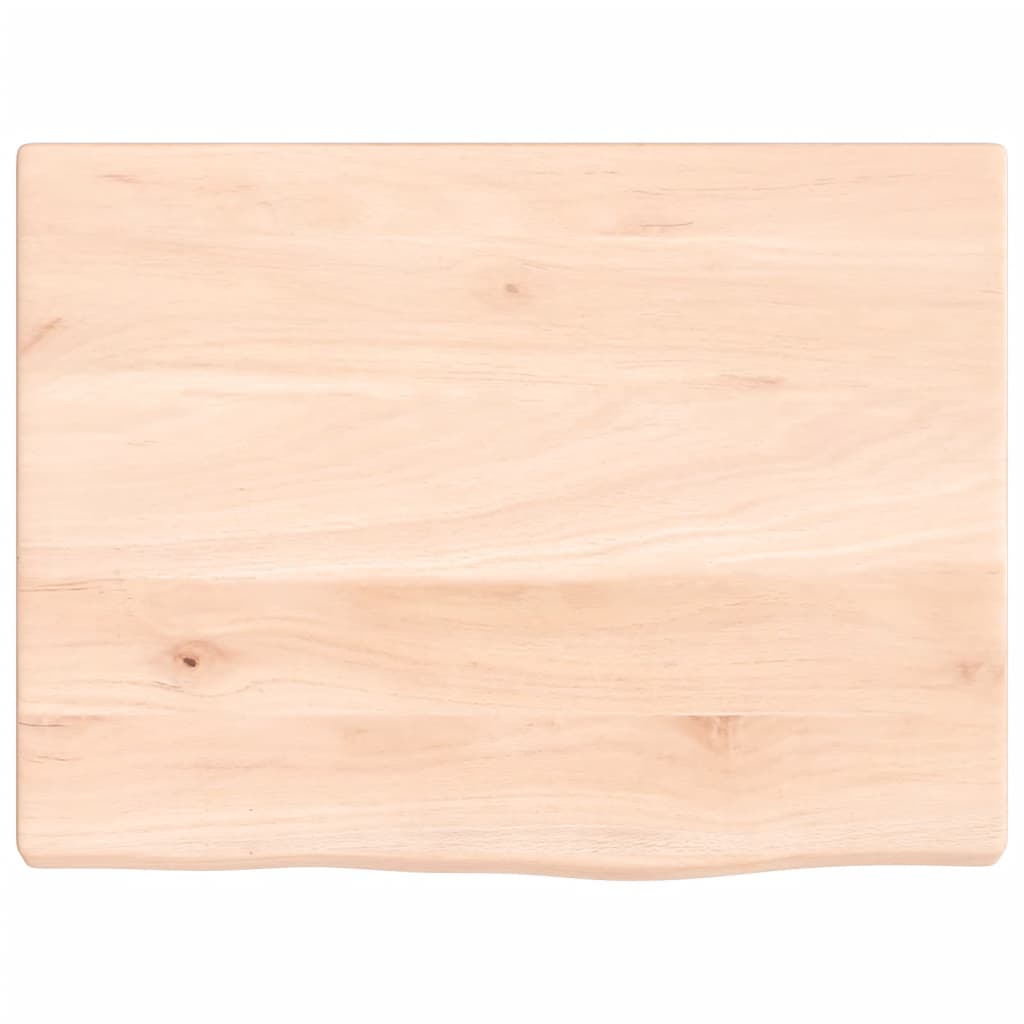 Wandschap 40x30x2 cm onbehandeld massief eikenhout