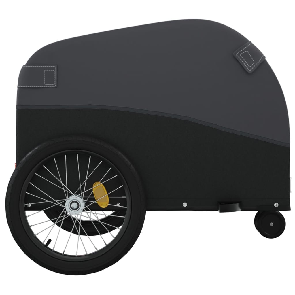 Fietstrailer 30 kg ijzer zwart