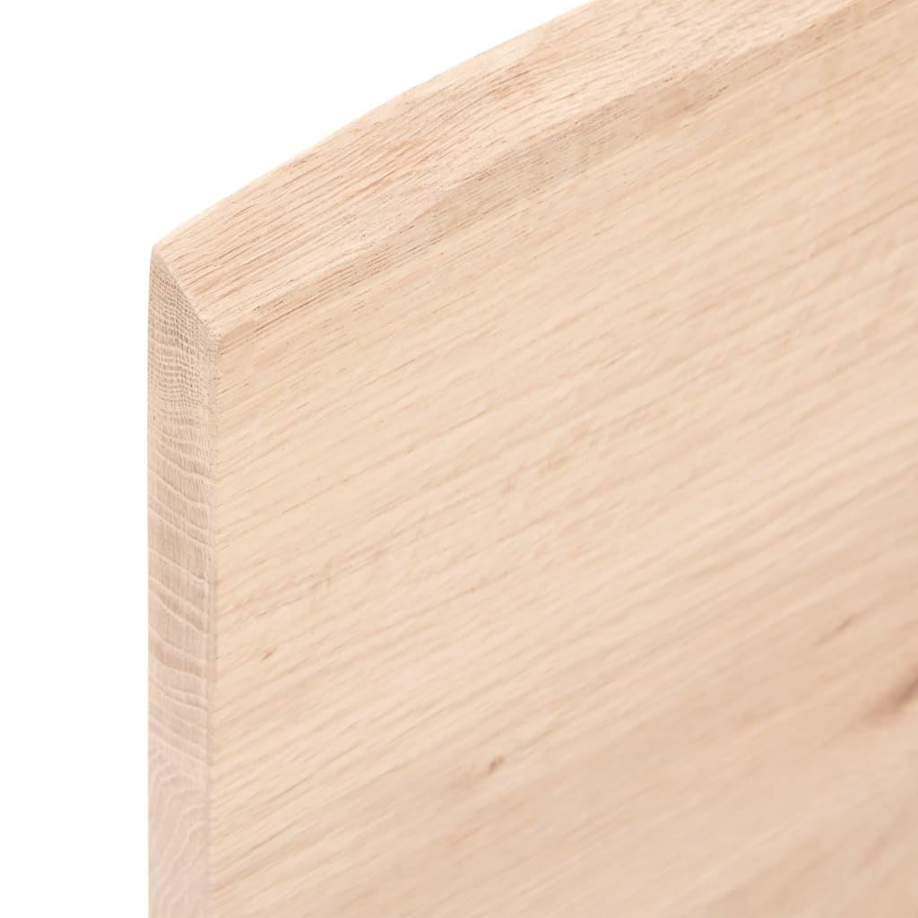 Wastafelblad 40x30x2 cm onbehandeld massief hout