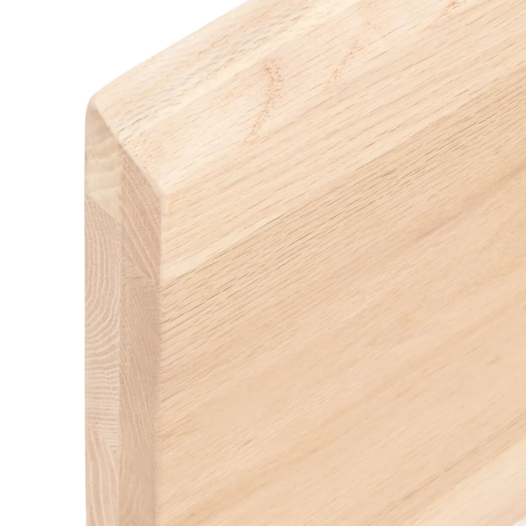 Wastafelblad 40x30x(2-4) cm onbehandeld massief hout