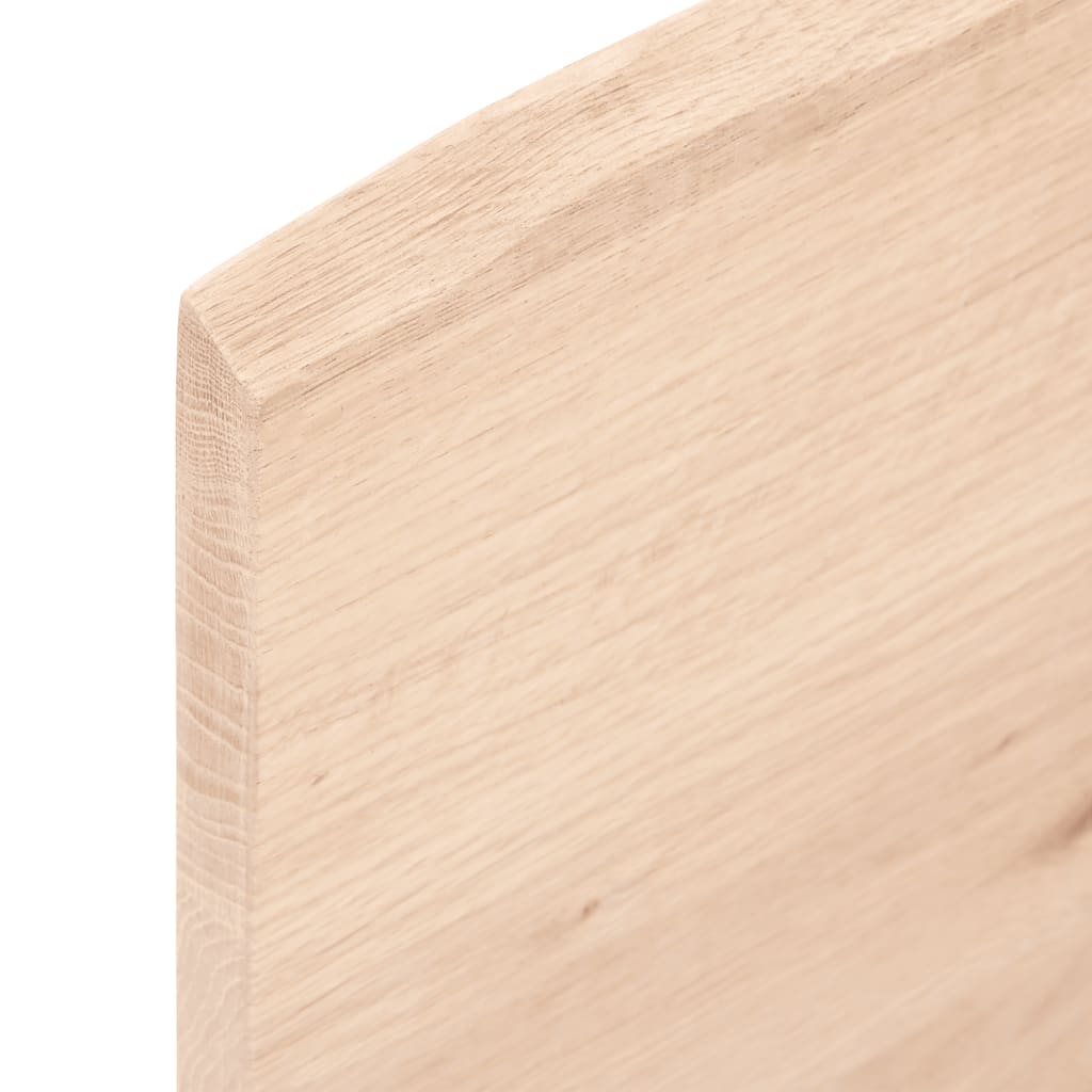 Wastafelblad 100x30x2 cm onbehandeld massief hout