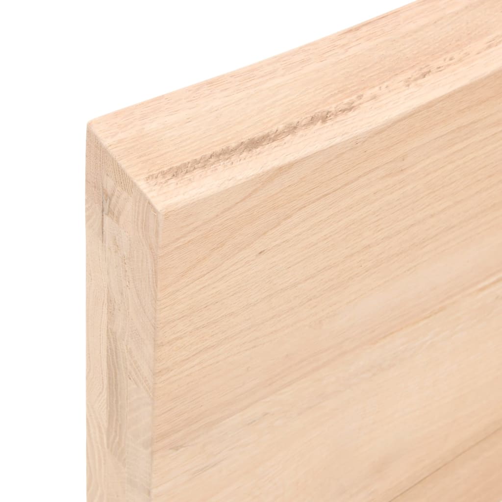 Wastafelblad 160x40x(2-6) cm onbehandeld massief hout
