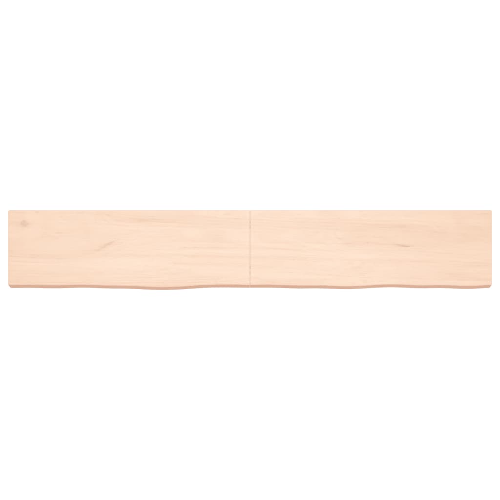 Wastafelblad 180x30x(2-6) cm onbehandeld massief hout