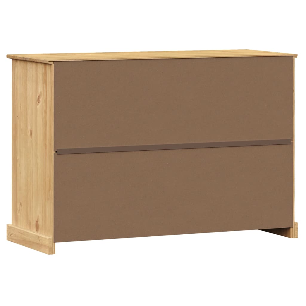 Dressoir met lades VIGO 113x40x75 cm massief grenenhout