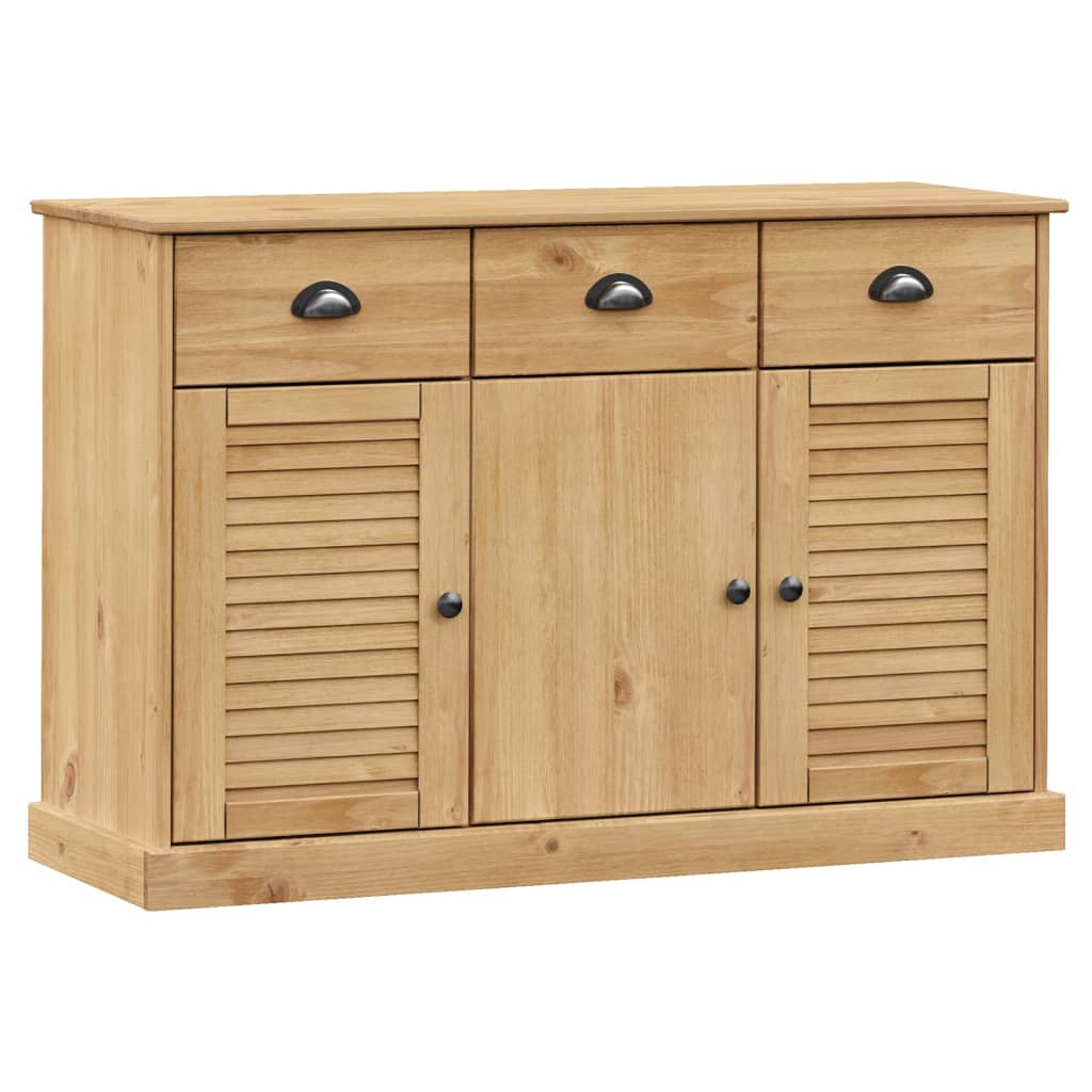 Dressoir met lades VIGO 113x40x75 cm massief grenenhout