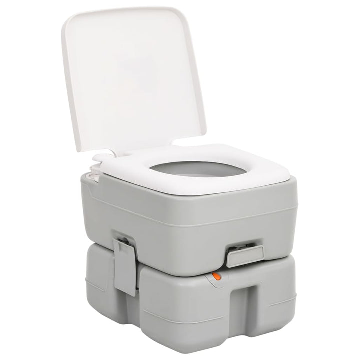 Campingtoilet en watertankset draagbaar