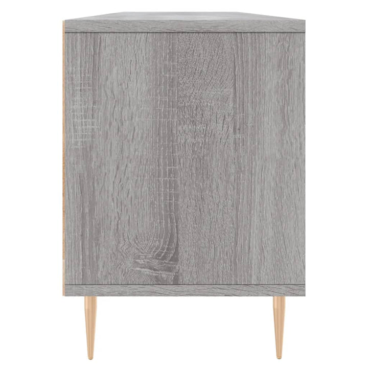 Tv-meubel 150x30x44,5 cm bewerkt hout grijs sonoma eikenkleurig