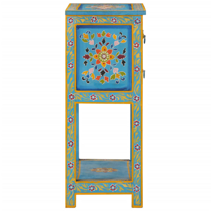 Dressoir 55x30x76 cm massief mangohout turquoise