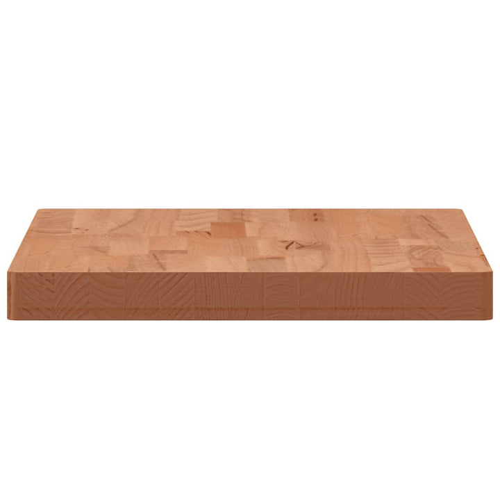 Tafelblad rechthoekig 60x40x4 cm massief beukenhout