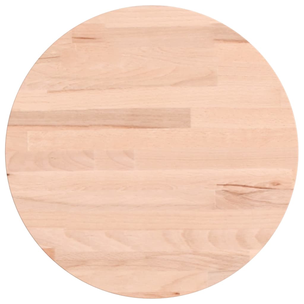 Tafelblad rond ø˜30x1,5 cm massief beukenhout