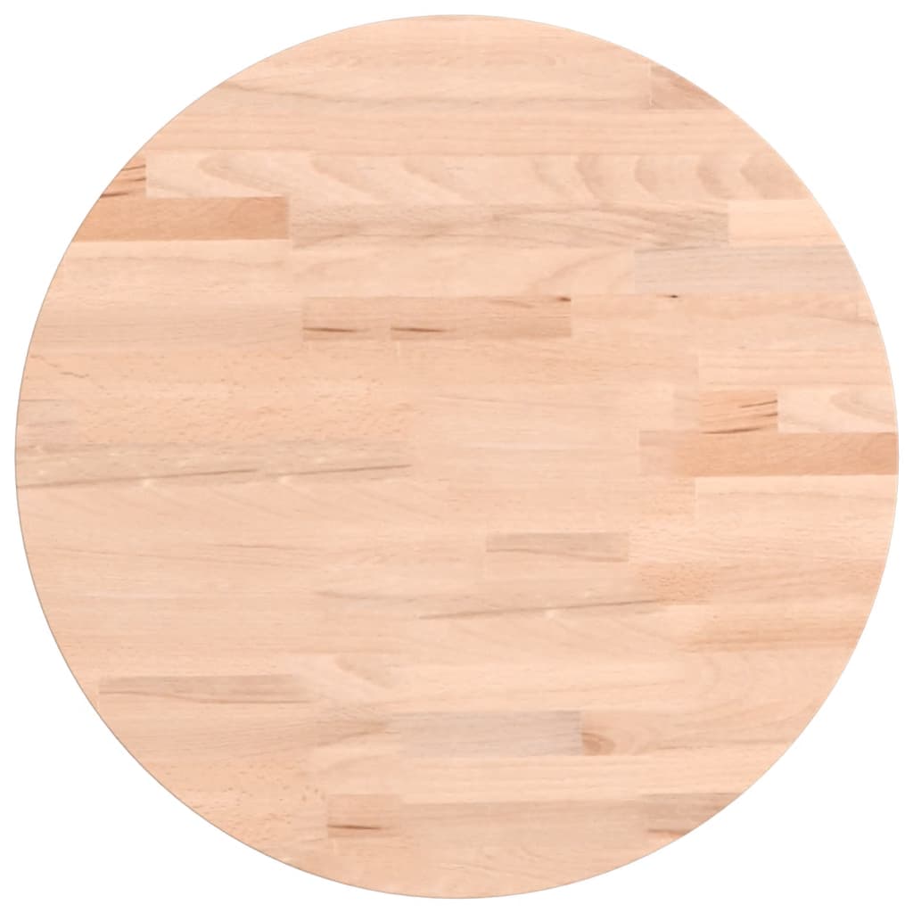 Tafelblad rond ø˜40x1,5 cm massief beukenhout