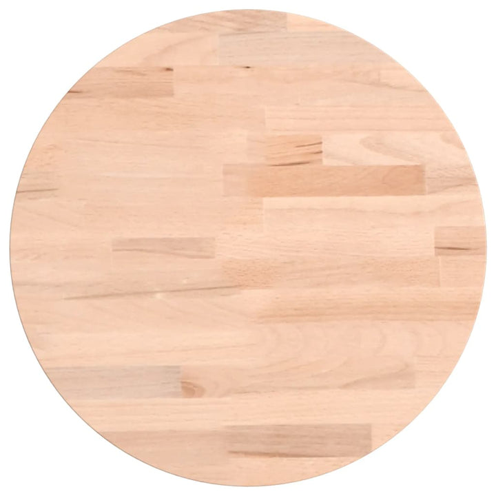 Tafelblad rond ø30x4 cm massief beukenhout