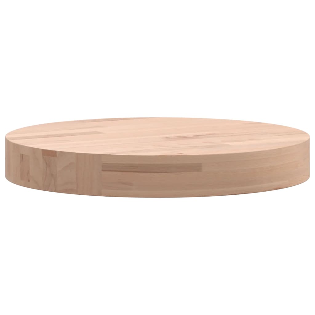 Tafelblad rond ø30x4 cm massief beukenhout