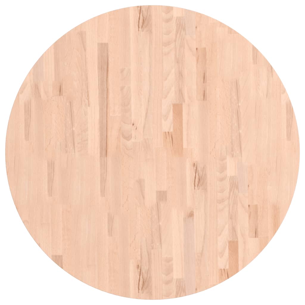 Tafelblad rond ø˜90x4 cm massief beukenhout