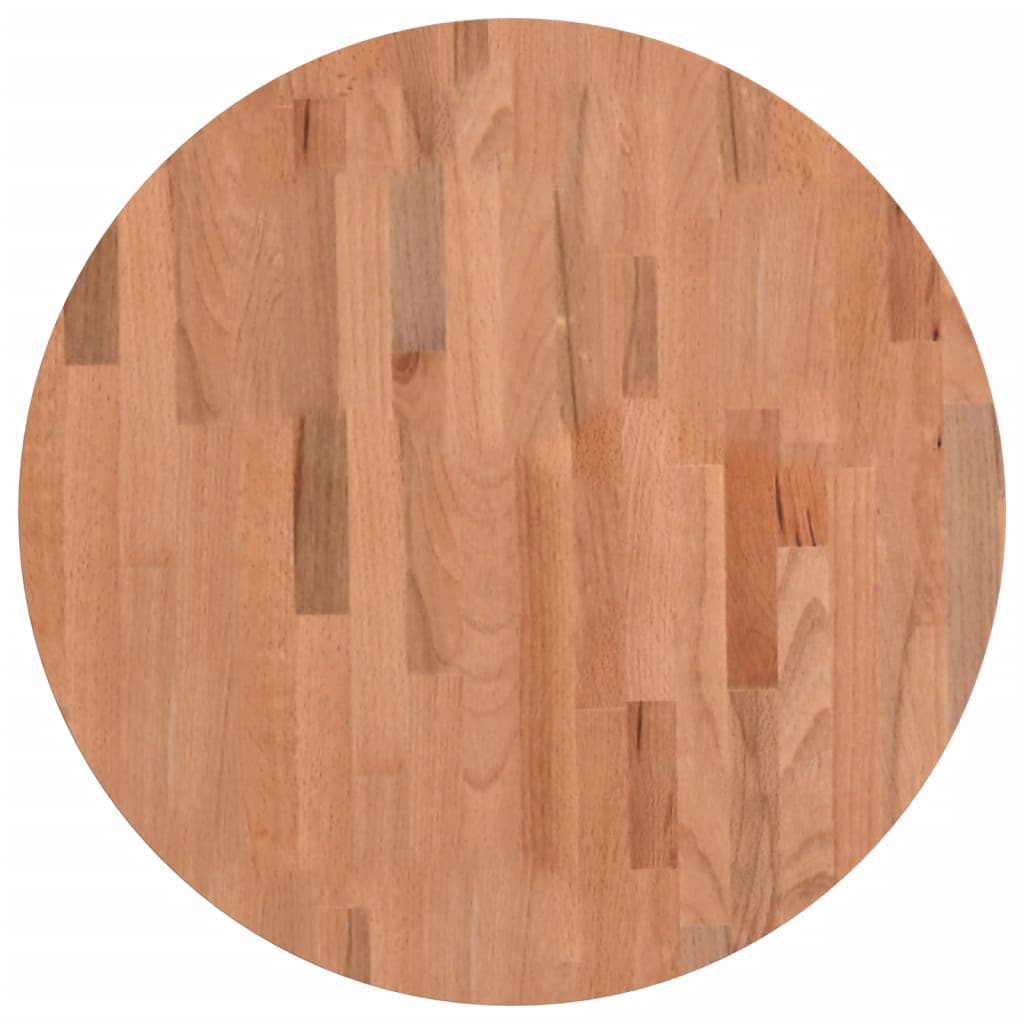 Tafelblad rond ø˜60x4 cm massief beukenhout