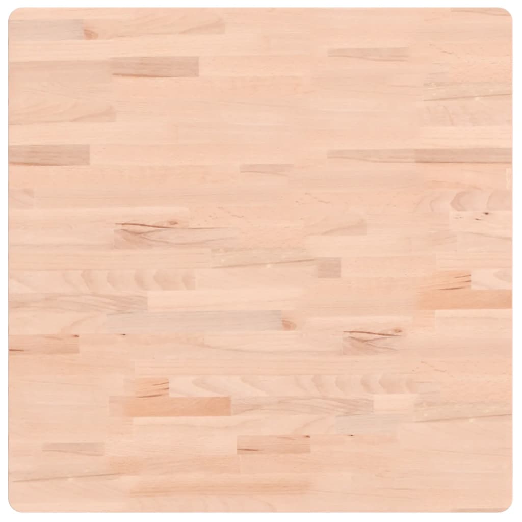 Tafelblad vierkant 70x70x1,5 cm massief beukenhout