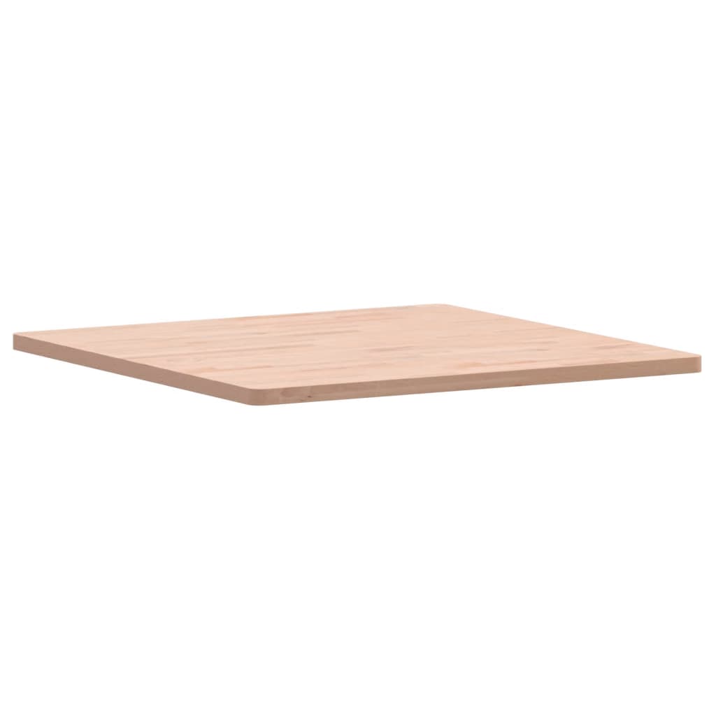 Tafelblad vierkant 80x80x2,5 cm massief beukenhout