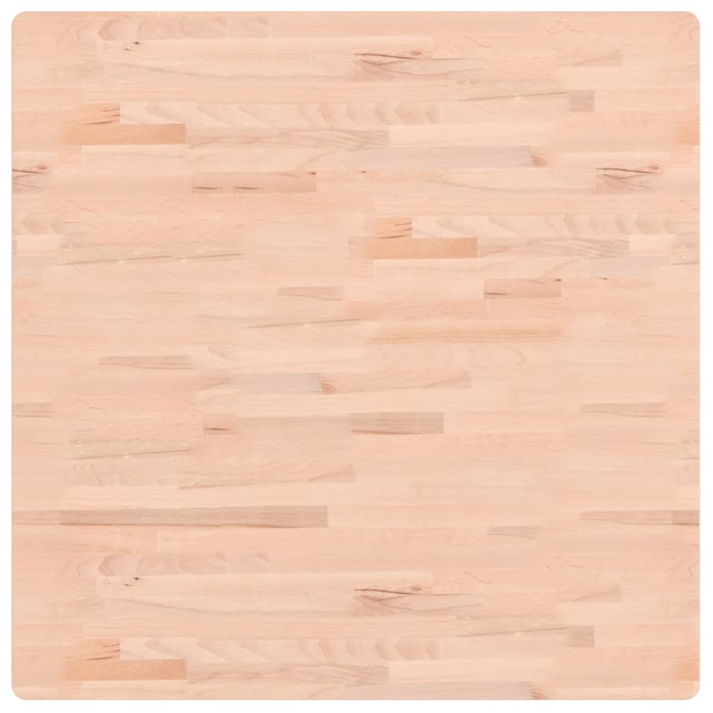 Tafelblad vierkant 90x90x4 cm massief beukenhout