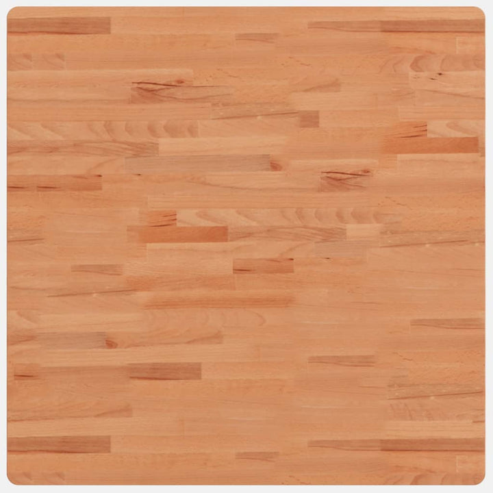 Tafelblad vierkant 80x80x1,5 cm massief beukenhout