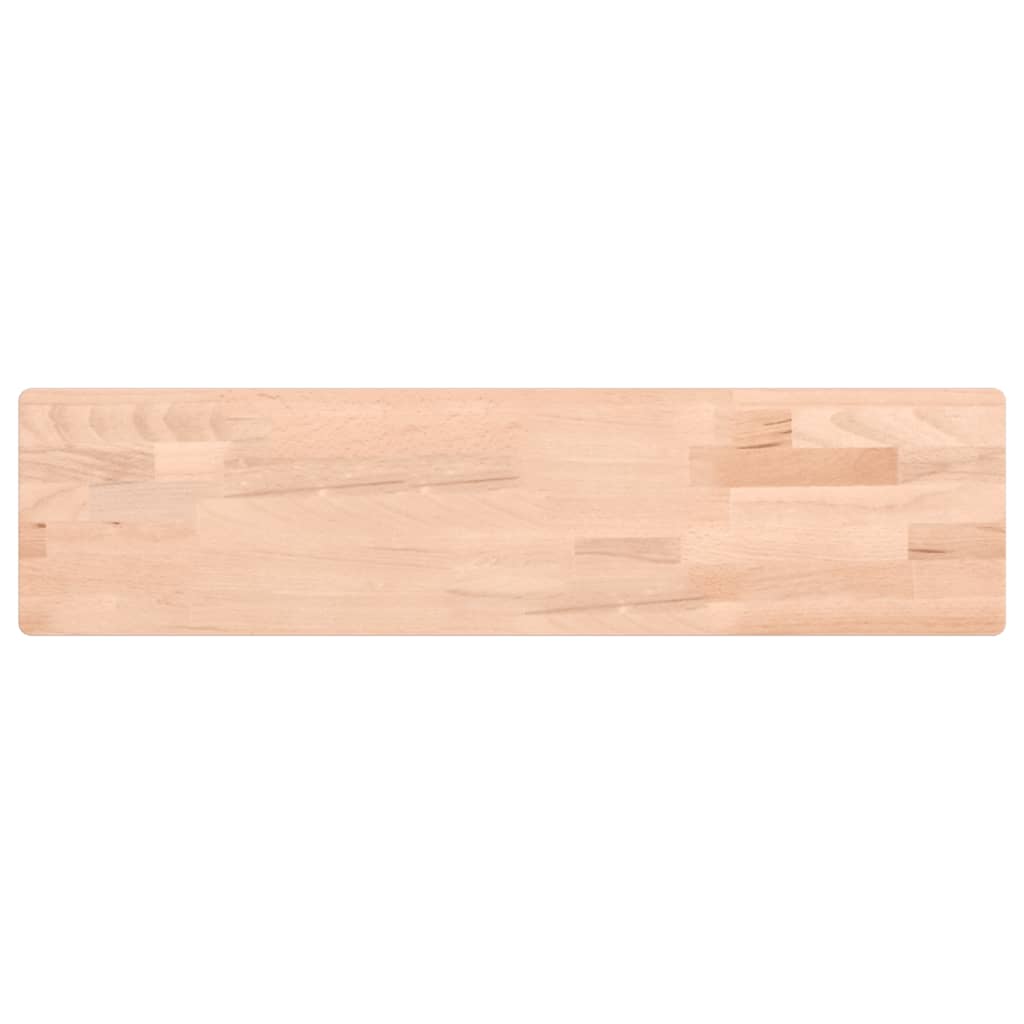 Wandschap 80x20x2,5 cm massief beukenhout