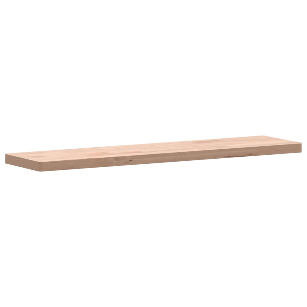 Wandschap 80x20x2,5 cm massief beukenhout