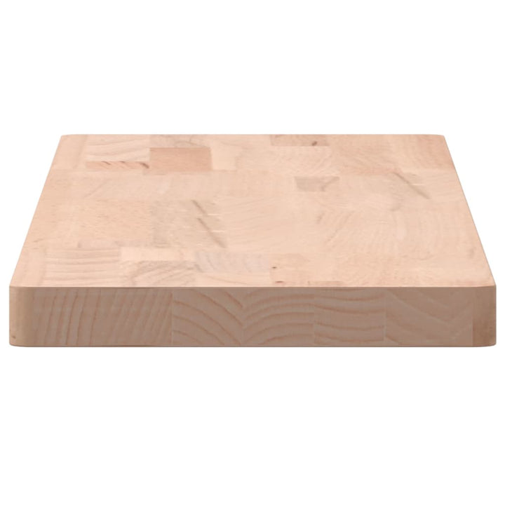 Wandschap 80x20x2,5 cm massief beukenhout