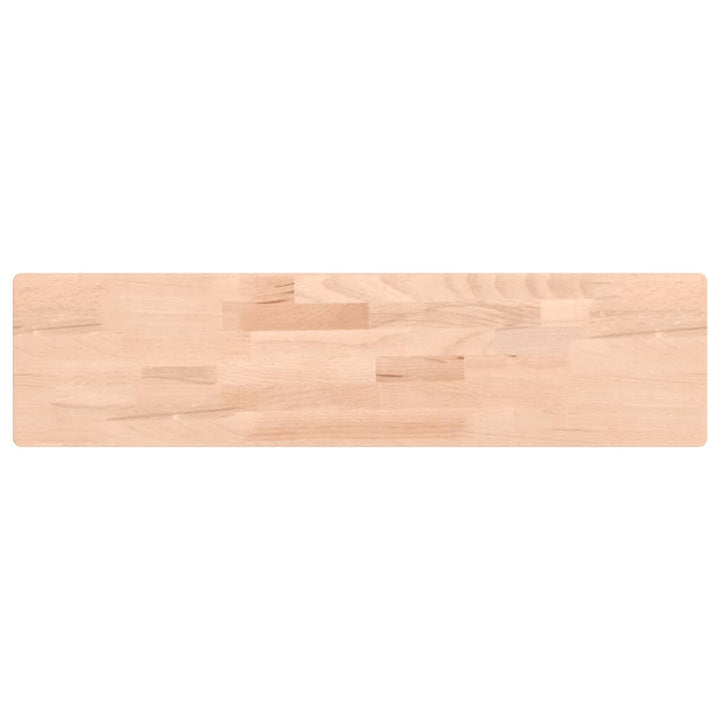 Wandschap 80x20x4 cm massief beukenhout