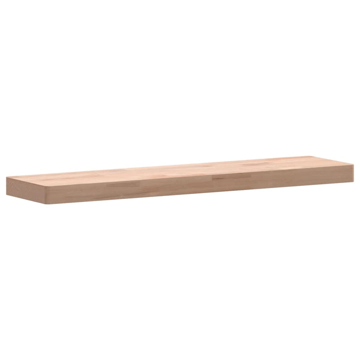 Wandschap 80x20x4 cm massief beukenhout