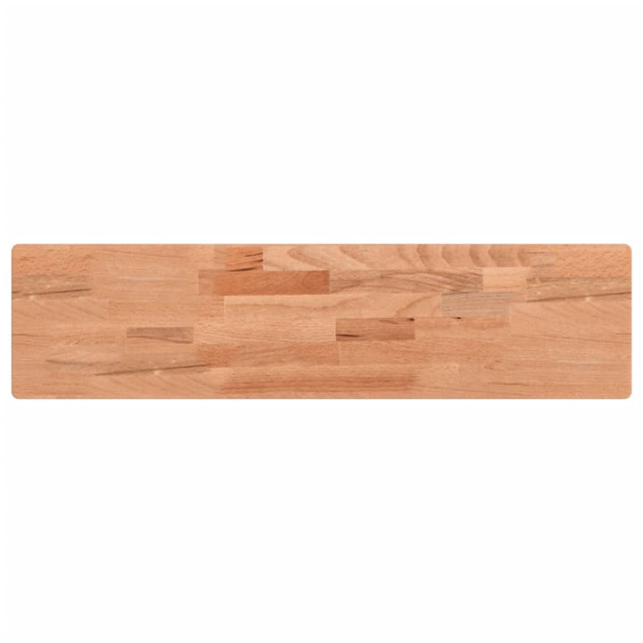 Wandschap 80x20x4 cm massief beukenhout