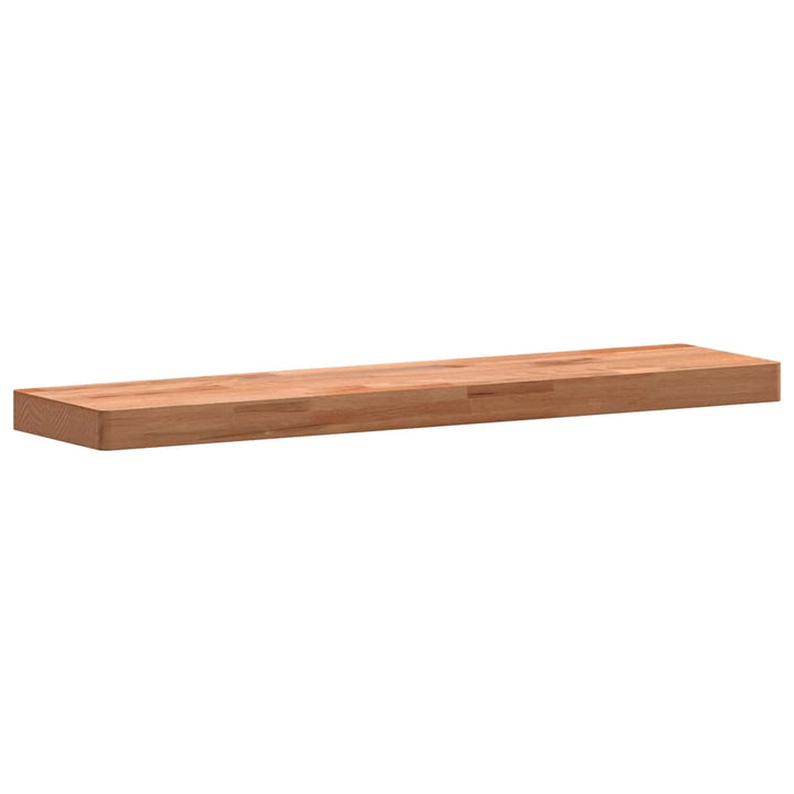 Wandschap 80x20x4 cm massief beukenhout