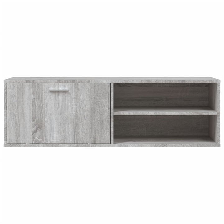 Tv-meubel 120x34x37 cm bewerkt hout grijs sonoma eikenkleurig