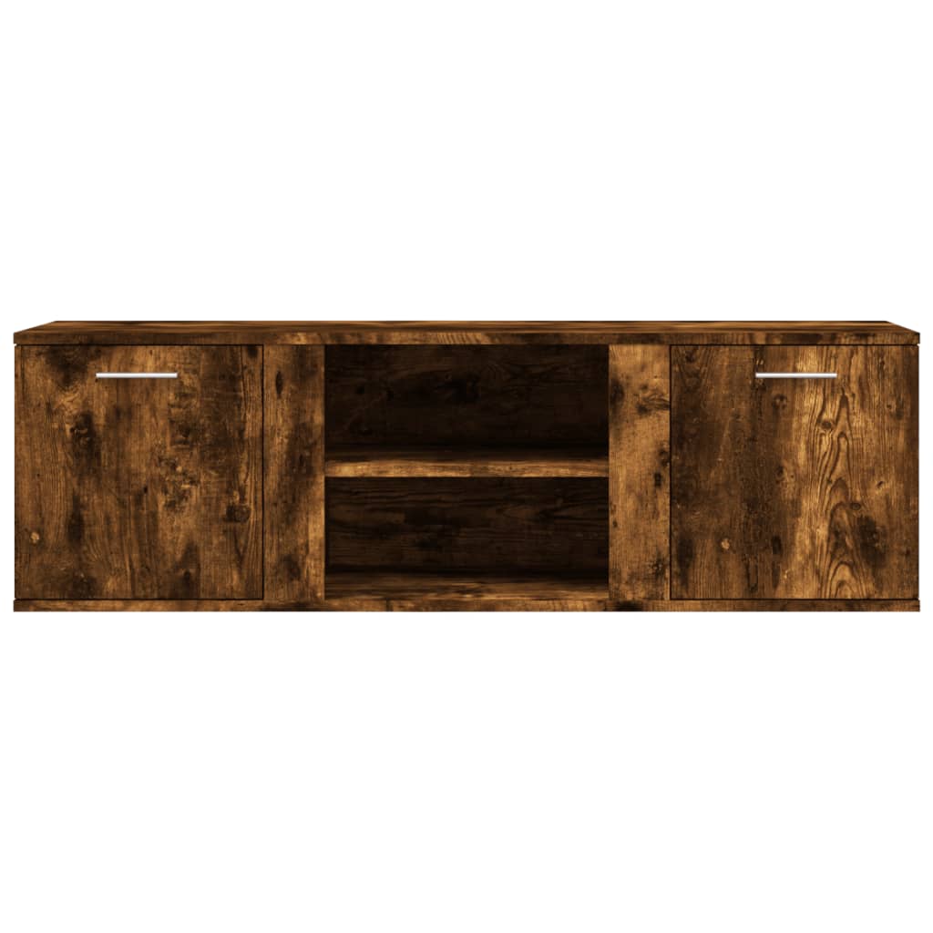 Tv-meubel 120x34x37 cm bewerkt hout gerookt eikenkleurig