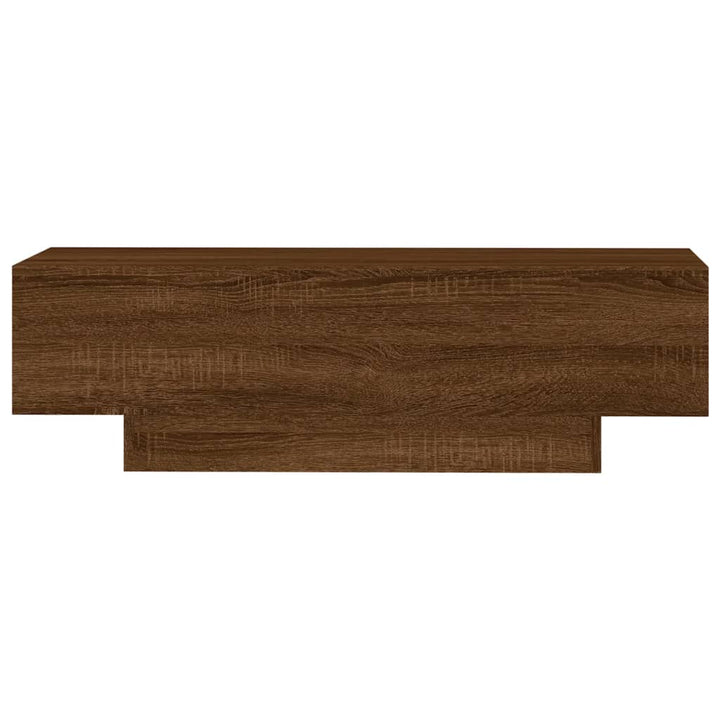 Salontafel 100x49,5x31 cm bewerkt hout bruin eikenkleur