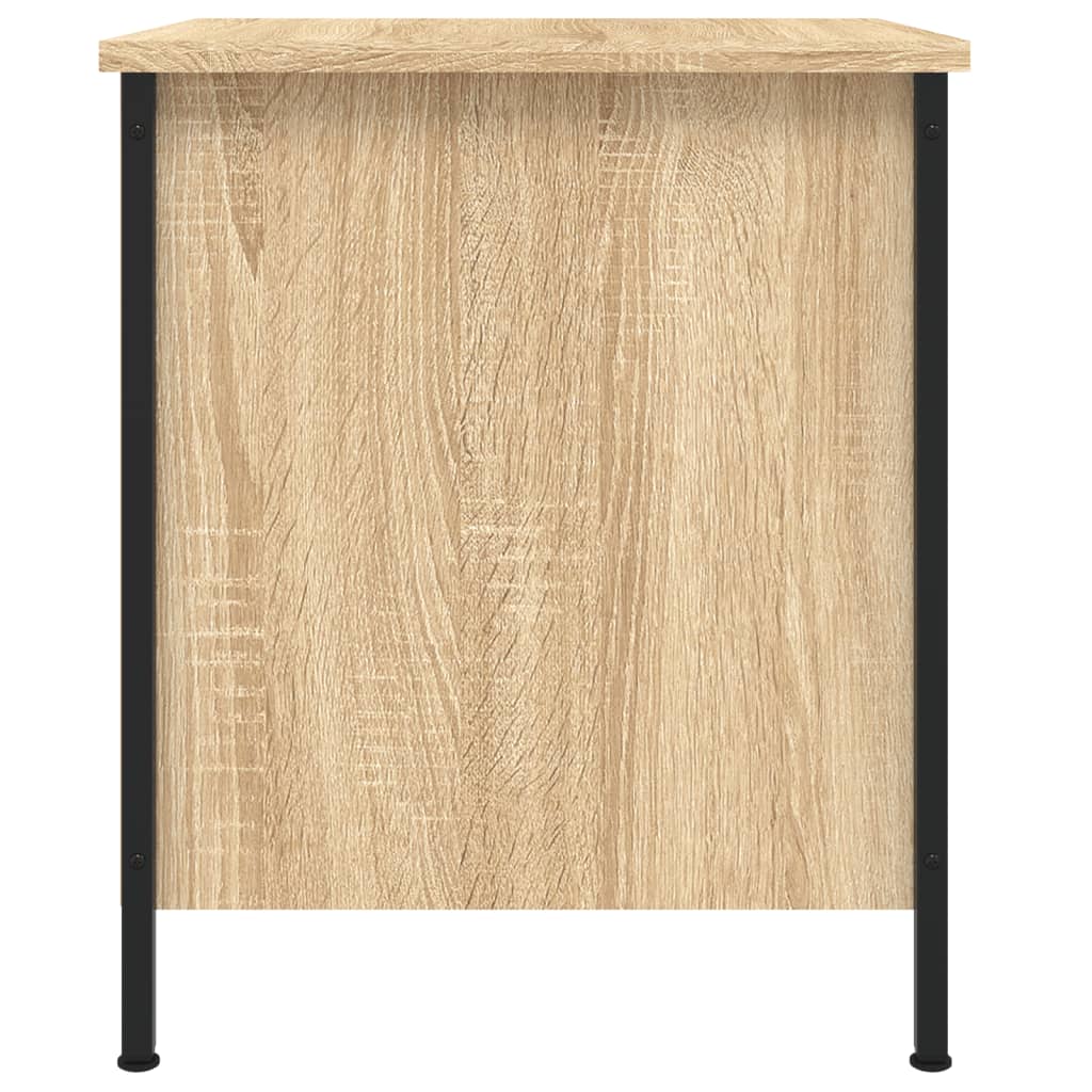 Nachtkastjes 2 st 40x42x50 cm bewerkt hout sonoma eikenkleurig