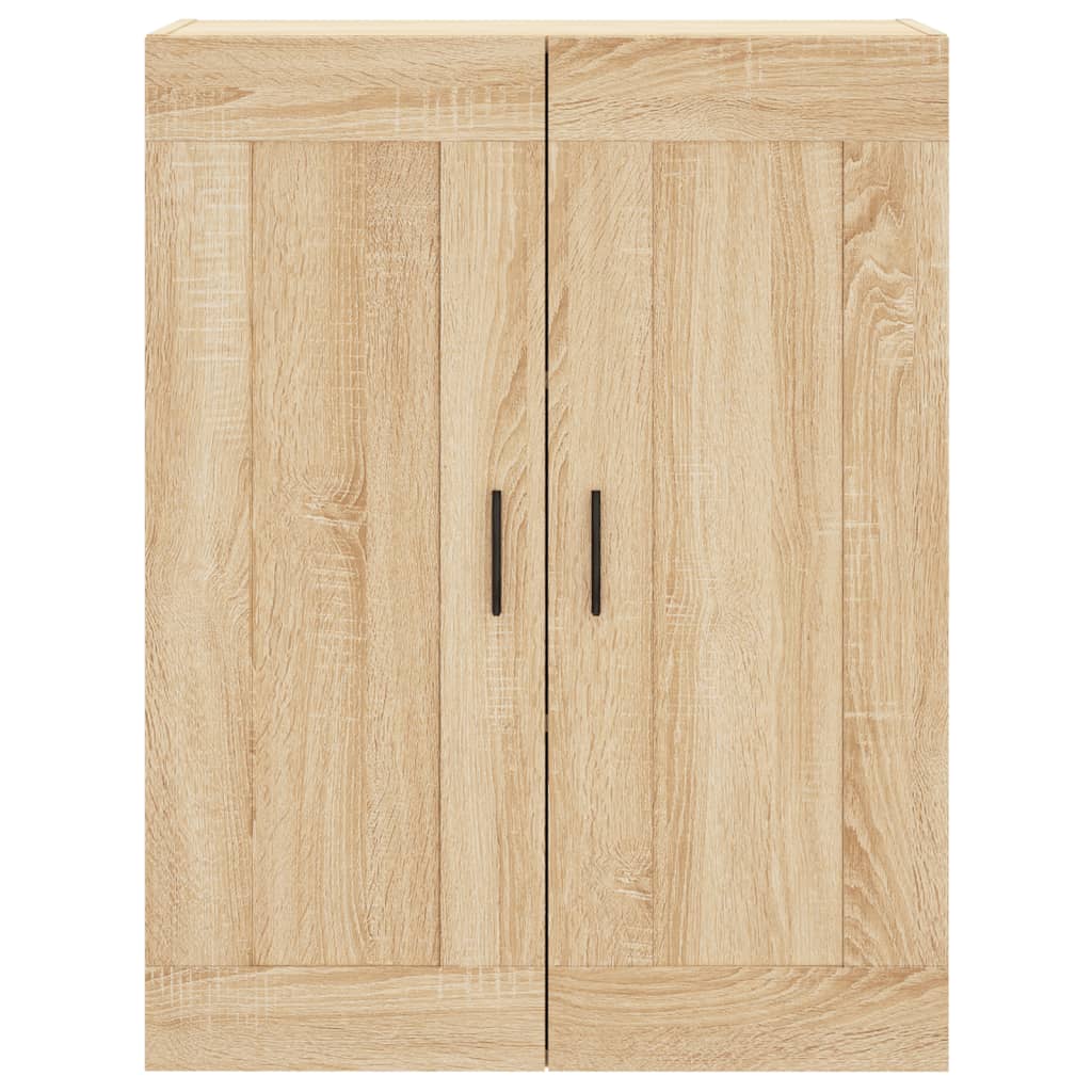 Wandkast 69,5x34x90 cm bewerkt hout sonoma eikenkleurig