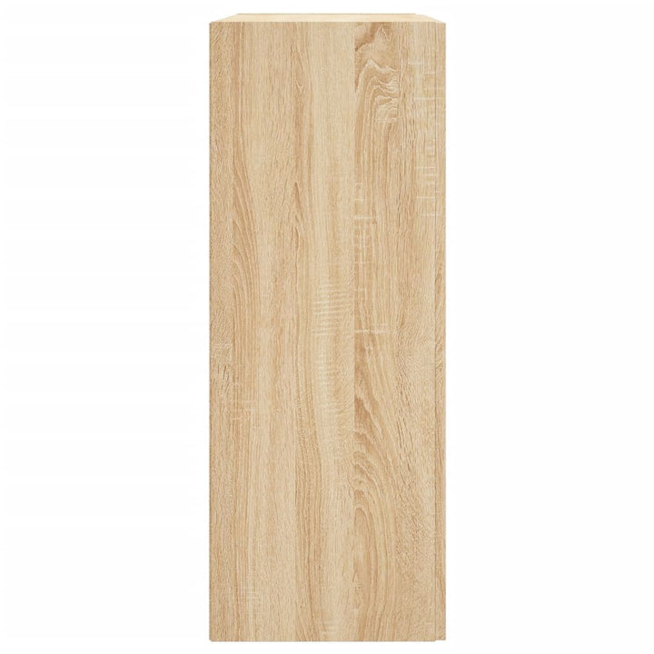 Wandkast 69,5x34x90 cm bewerkt hout sonoma eikenkleurig