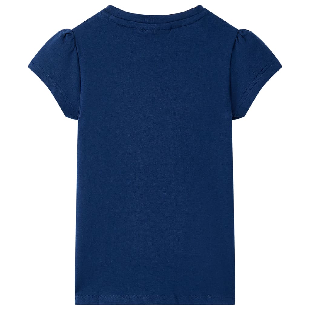 Kindershirt 104 marineblauw