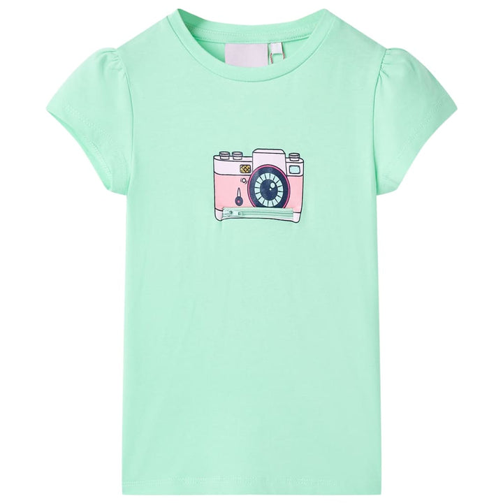 Kindershirt 104 felgroen