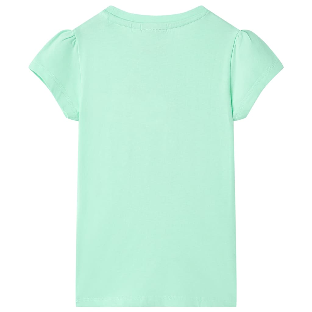 Kindershirt 104 felgroen