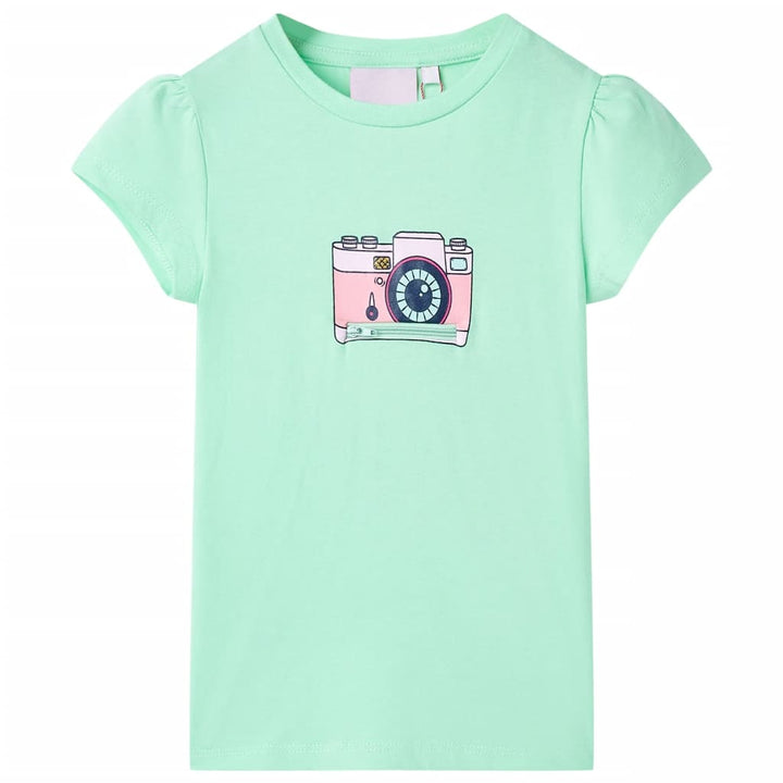 Kindershirt 116 felgroen