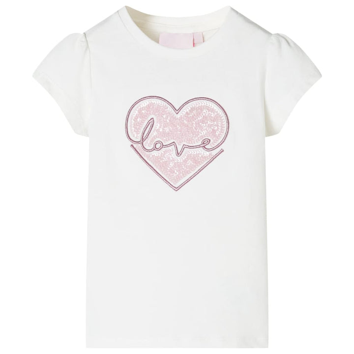 Kindershirt 104 ecru