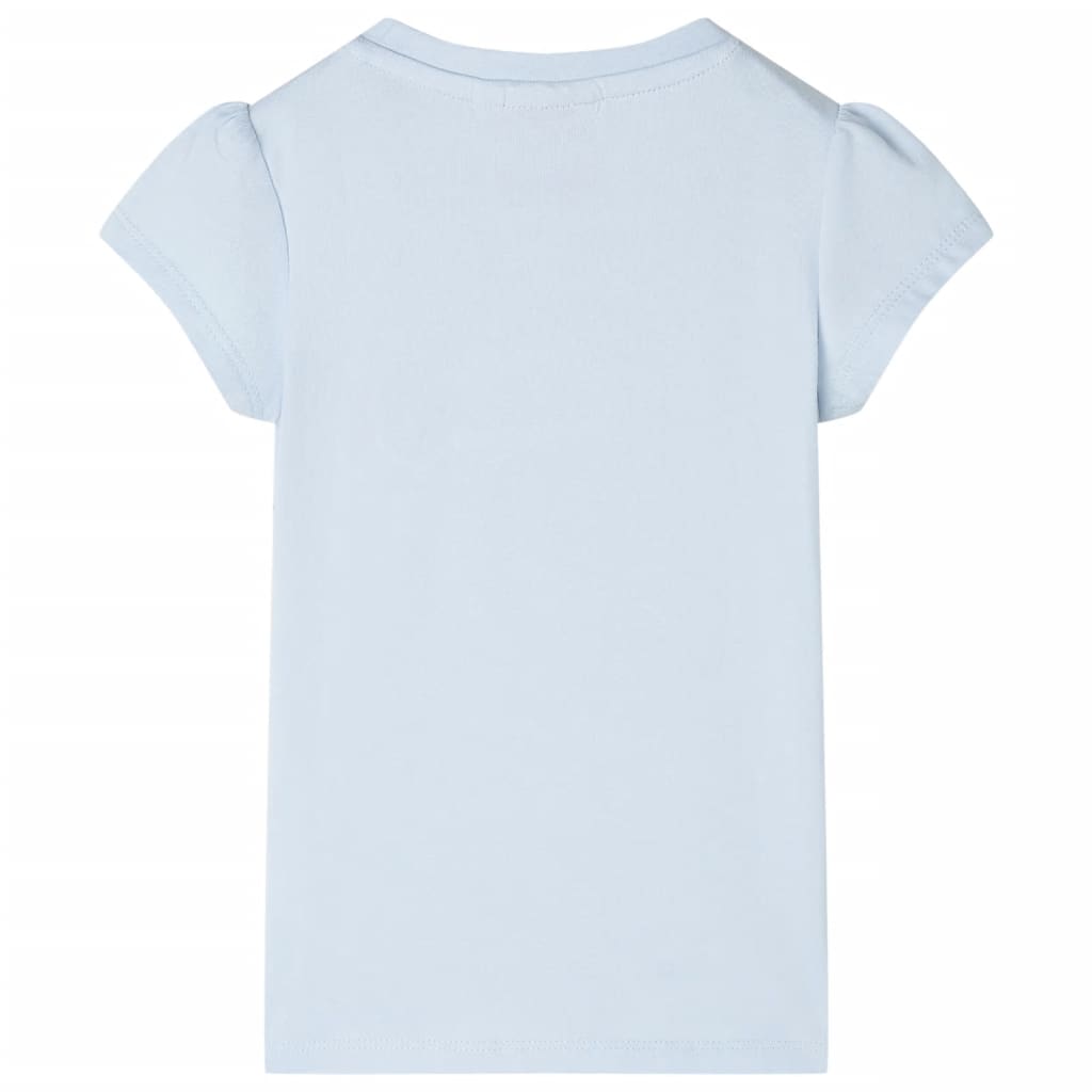 Kindershirt 104 lichtblauw