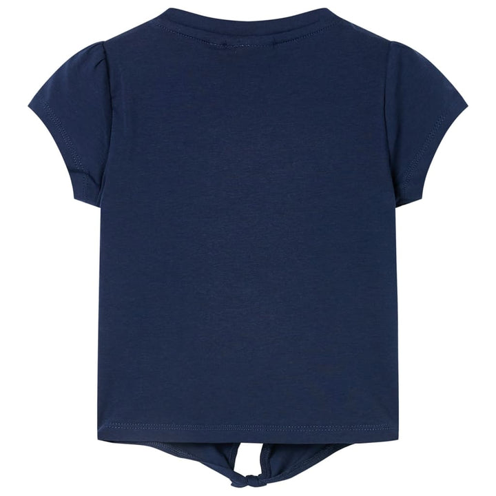 Kindershirt 116 marineblauw