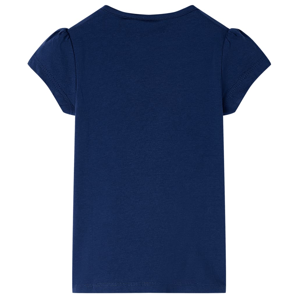 Kindershirt 104 marineblauw