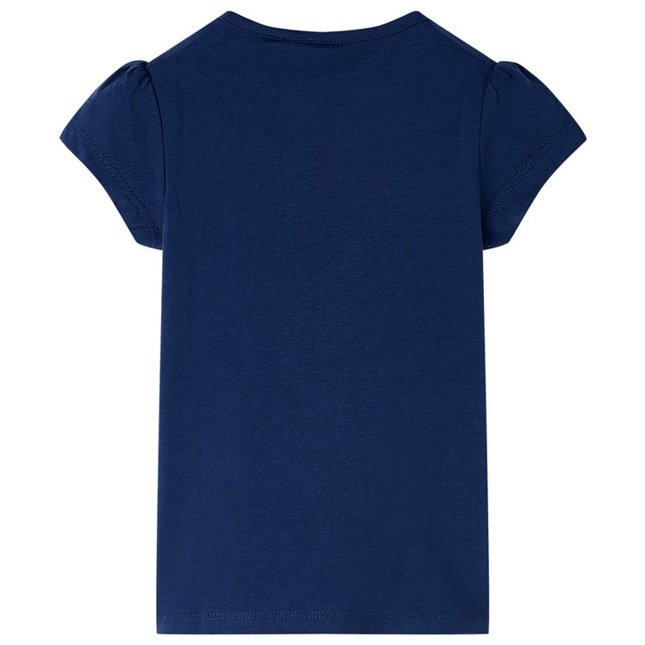 Kindershirt 104 marineblauw